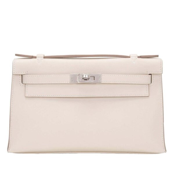 Hermes Craie Swift Mini Kelly Pochette
