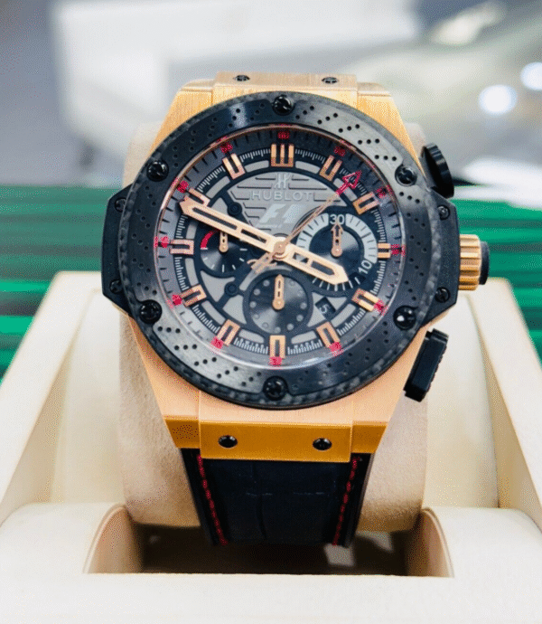 Hublot BIG BANG F1 Great Britain 18K Rose Gold 48mm Watch 703.OM.6912.HR.FMC12