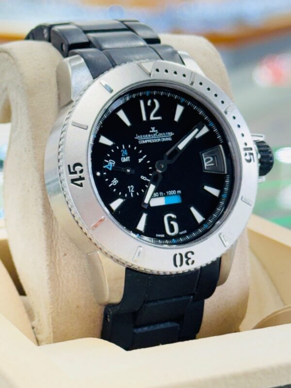 Jaeger LeCoultre Master Compressor Diving GMT Watch Q184T770 BOX/PAPERS