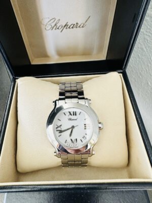 Ladies Chopard Happy Sport Diamond Watch 36mm ~ Box & Papers