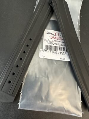 Omega Speedmaster 20mm X 18mm Rubber Watch Strap Band Long For Deployant