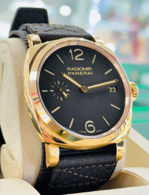 Panerai Radiomir 1940 3 Days PAM00515 47mm 18k Rose Gold Tobacco Brown Sandwich