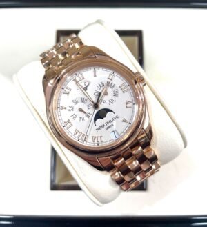 Patek Philippe Annual Calendar 5036/1R Moon Phase W/Power Reserve 18k Rose Gold