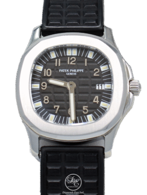 PATEK PHILIPPE AQUANAUT 4960a 30mm Black Rubber Rare Ladies MINT