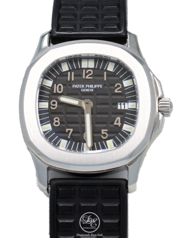 PATEK PHILIPPE AQUANAUT 4960a 30mm Black Rubber Rare Ladies MINT