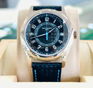 Patek Philippe Calatrava 6007G-011 40mm White Gold Black and Tiffany Turquoise