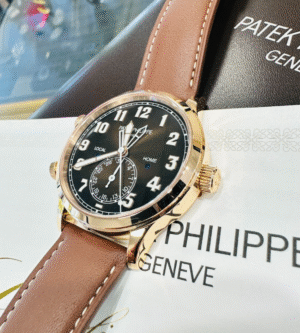 Patek Philippe Calatrava Pilot Travel Time 5524R Rose Gold Chocolate Dial B/PAPR