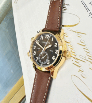 Patek Philippe Travel Time Calatrava Pilot Travel Time 18K Rose Gold 7234R-001