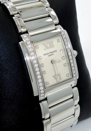 Patek Philippe Twenty 4 Factory Diamonds Steel Watch 4910 /10A-011 FULL SERVICE