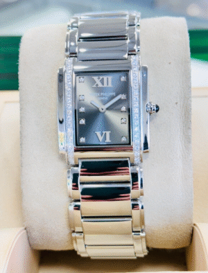 Patek Philippe Twenty 4 Gray Dial 4910/10A-010 Steel Diamond Women's Watch