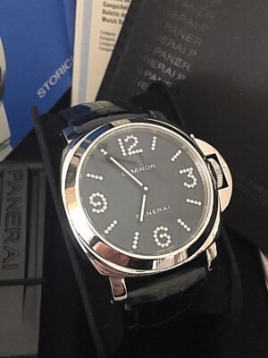 Rare Limited Edition Panerai Luminor PAM 130 Factory Diamonds ~100 Made