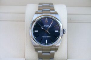 ROLEX 114300 OYSTER PERPETUAL 39MM BLUE DIAL