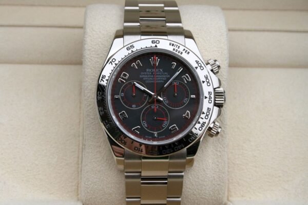 ROLEX 116509 DAYTONA COSMOGRAPH WATCH 18K BLACK RACING DIAL