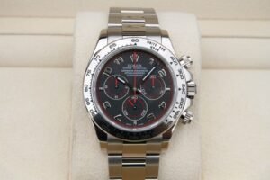 ROLEX 116509 DAYTONA COSMOGRAPH WATCH 18K BLACK RACING DIAL