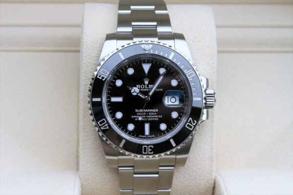 ROLEX 116610 SUBMARINER BLACK DATE WATCH 40MM