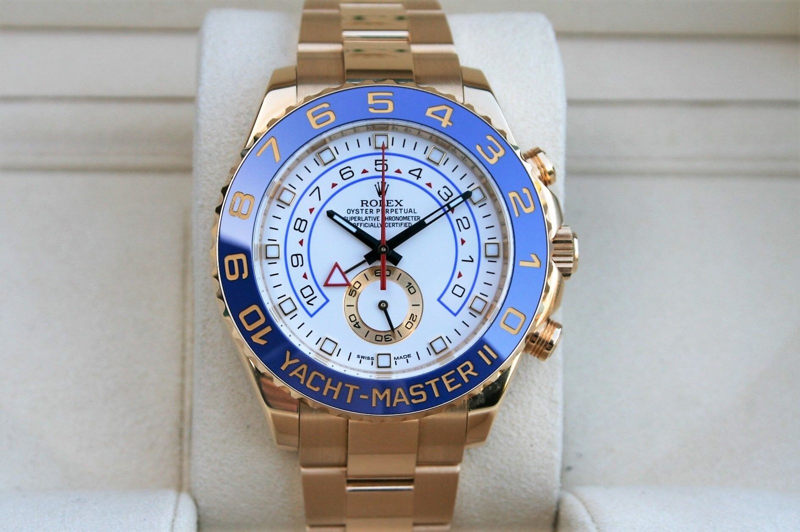 ROLEX 116688 YACHTMASTER II 18K YELLOW GOLD