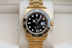 ROLEX 116718 GMT MASTER II WATCH 18K YELLOW GOLD