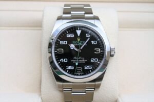 ROLEX 116900 AIRKING GREEN HAND 40MM WATCH