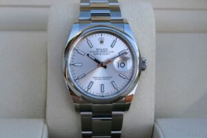 ROLEX 126200 DATEJUST WATCH SILVER MARKER OYSTER NIB