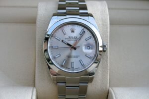 ROLEX 126300 DATEJUST 41MM SILVER STICK DIAL