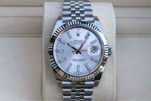 ROLEX 126334 DATEJUST 41MM JUBILEE SILVER MARKER