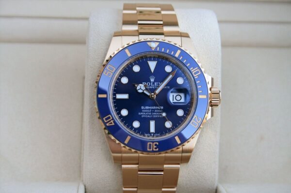 ROLEX 126618 SUBMARINER BLUE 18K YELLOW GOLD