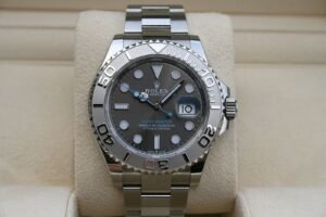 ROLEX 126622 YACHTMASTER WATCH SLATE DIAL BLUE HANDS