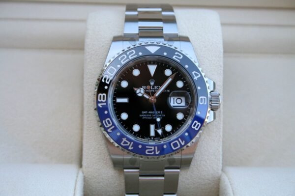 ROLEX 126710BLNR GMT MASTER II BATMAN WATCH