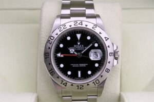 ROLEX 16570 EXPLORER II 40MM WATCH BLACK DIAL