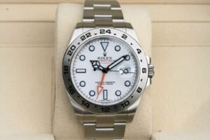 ROLEX 216570 EXPLORER II WHITE POLAR 42MM WATCH