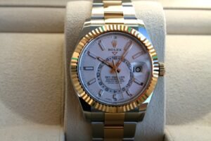 ROLEX 326933 SKY-DWELLER WATCH 18K/SS OYTSER