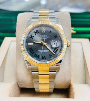Rolex Datejust 126333 Wimbledon Dial 18K Yellow Gold /Steel Bracelet Watch PAPER