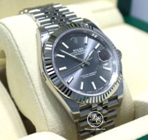 Rolex Datejust 126334 41mm Jubilee Rhodium Dial 18K White Gold Bezel Watch *NEW*