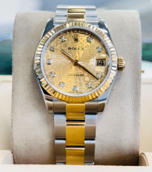 Rolex Datejust 31mm 178243 Factory Champagne Diamond Jubilee dial Oyster Watch