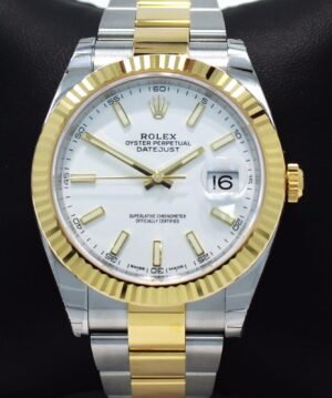Rolex Datejust II 41mm 126333 Oyster 18K Yellow Gold/SS Watch B/PAPERS *UNWORN*