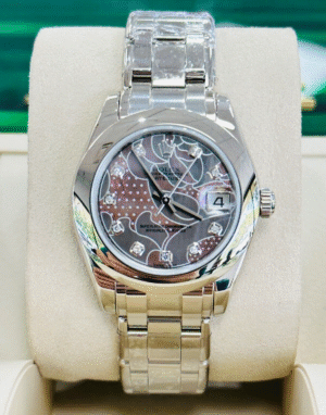 Rolex Datejust Pearlmaster White Gold 81209 Factory Goldust Dream MOP Diamonds