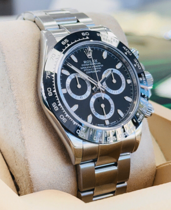 Rolex Daytona 116500LN Steel Black Dial Ceramic Bezel Watch Box and Papers