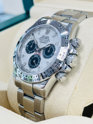 Rolex Daytona 116520 Steel Custom Meteorite Dial and Custom Bezel Watch MINT