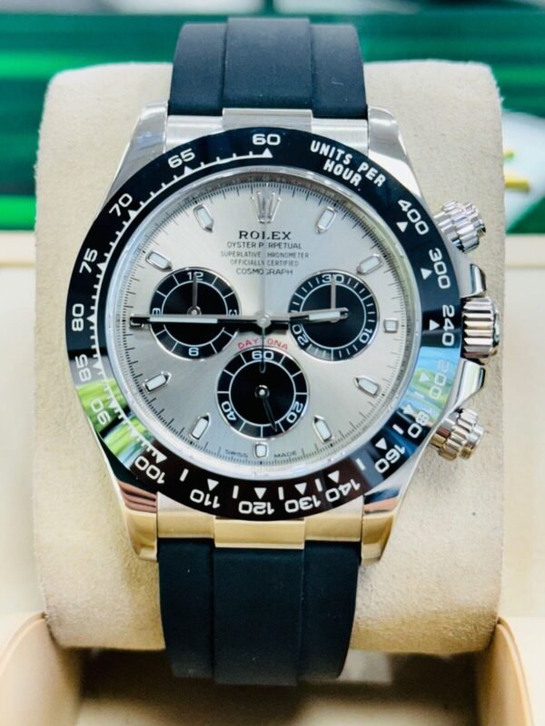 Rolex Daytona 18K White Gold 116519LN Oyster Perpetual Cosmograph Watch B/P MINT