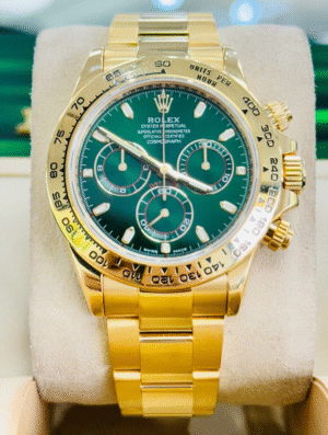 Rolex Daytona Green Dial 116508 18k Yellow Gold “John mayer” Cosmograph B/PAPER