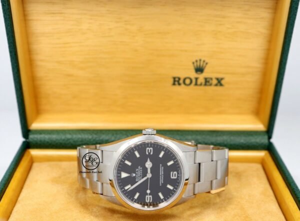 Rolex Explorer I 114270 Steel Oyster Black 36mm Watch Box Papers Mint Condition