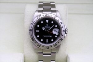 ROLEX EXPLORER II 16570 BLACK DIAL 3186 V