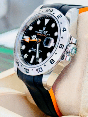 Rolex Explorer II 226570 Black Dial Oyster Steel 42 mm Box and Papers + RubberB
