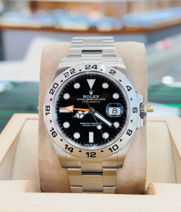 Rolex Explorer II 226570 Black Dial Oyster Steel 42mm Watch Box Papers UNWORN