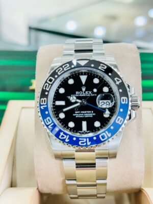 Rolex GMT-MASTER II 116710 BLNR BATMAN Black/Blue Ceramic Bezel BOX/PAPER *MINT*