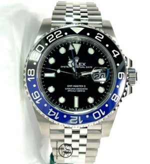 Rolex GMT-MASTER II 126710BLNR BATMAN 40mm SS Black /Blue Ceramic Bezel UNWORN