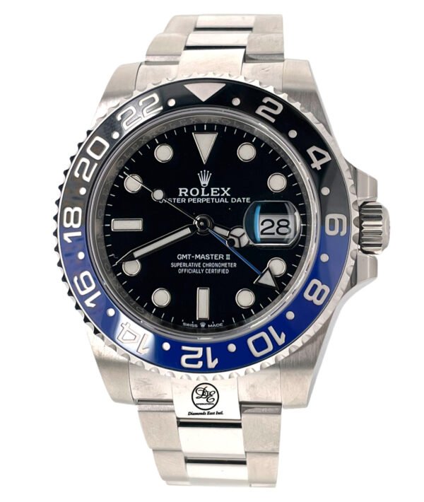 Rolex GMT-MASTER II 126710BLNR BATMAN 40mm SS Black /Blue Ceramic Bezel UNWORN