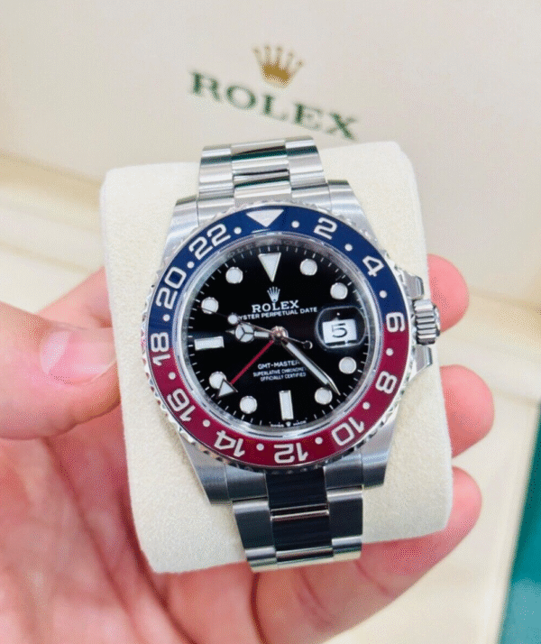 Rolex GMT-Master II 126710BLRO Pepsi Oyster Ceramic Bezel Watch Box Papers