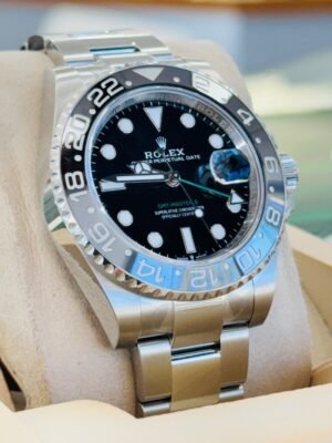 Rolex GMT-Master II 126710GRNR Bruce Wayne Oyster Band Watch BOX/PAPERS UNWORN