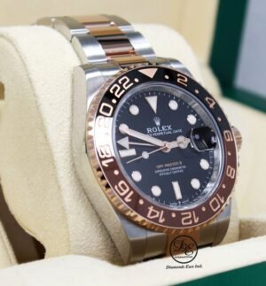 Rolex GMT-MASTER II 126711 ROOT BEER 18K Rose Gold /SS Ceramic B/PAPER *UNWORN*